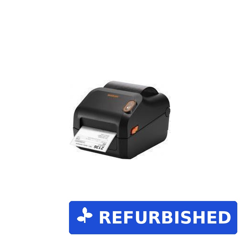 Bixolon XD3-40t, 8 Punkte/mm (203dpi), EPL, ZPLII, USB, schwarz Etikettendrucker, Thermotransfer, Auflösung: 8 Punkte/mm (203dpi), Medienbreite (max): 118mm, Druckbreite (max.): 104mm, Rollendurchmesser (max.): 127mm, Geschwindigkeit (max.): 127mm/Sek., USB (Typ B), Emulation: EPL, ZPLII, SLCS, RAM: 64MB, Flash: 128MB, Black Mark Sensor, Gap Sensor, inkl.: Kabel (USB), Netzteil, Netzkabel, Farbe: schwarz (W125771600) (geöffnet)