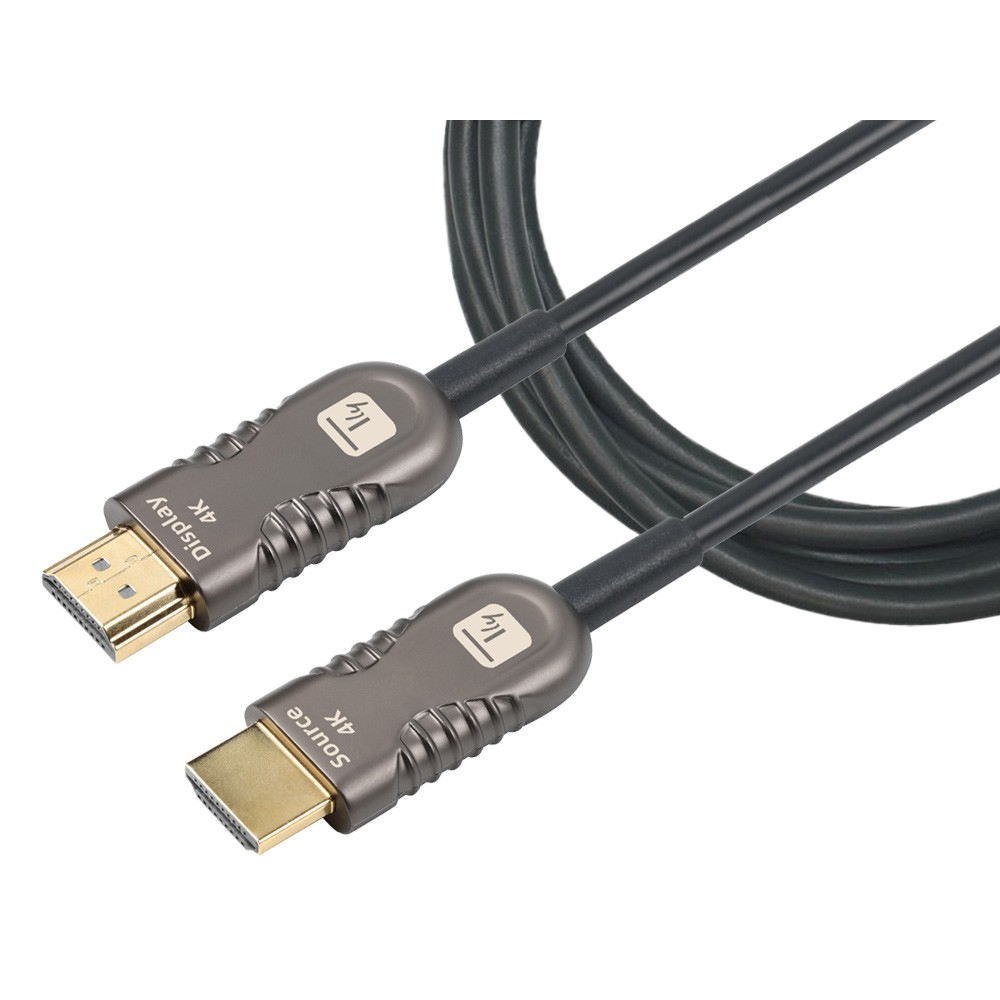 Techly ICOC HDMI-HY2-020 HDMI-Kabel mit Ethernet 4K 60Hz 20 m Schwarz