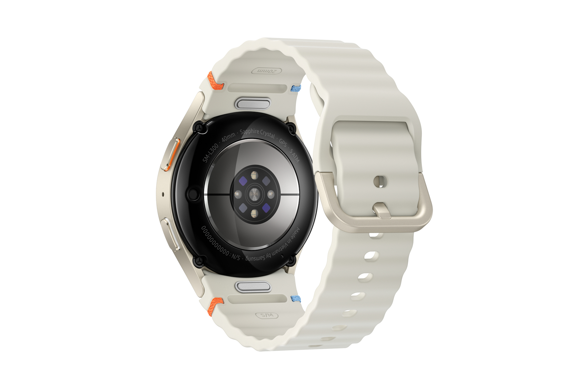 Samsung Galaxy Watch7 40 mm 1.3" 2 GB RAM 32 GB Cremefarben