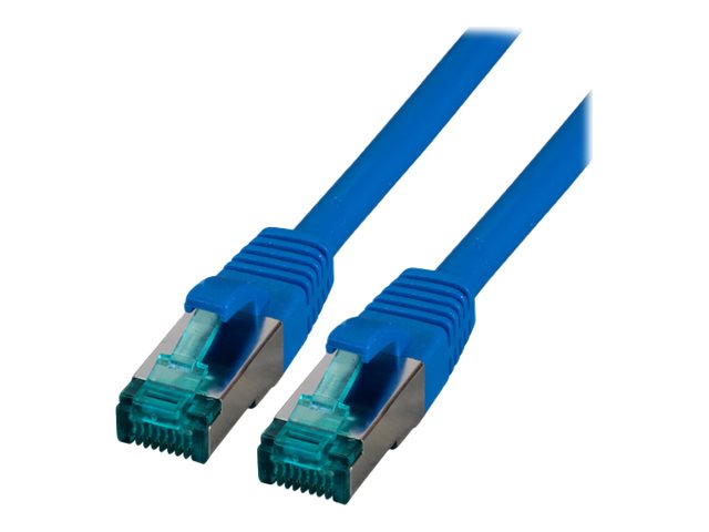 EFB-Elektronik RJ45 Patchkabel Cat.6a S/FTP LSZH 0,25 m Blau