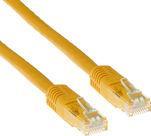 ADVANCED CABLE TECHNOLOGY Yellow 7 meter LSZH U/UTP CAT6 patch cable with RJ45 connectors