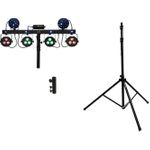 EUROLITE Set LED KLS Laser Bar Next FX-Lichtset + M-4 Boxenhochständer (20000815)