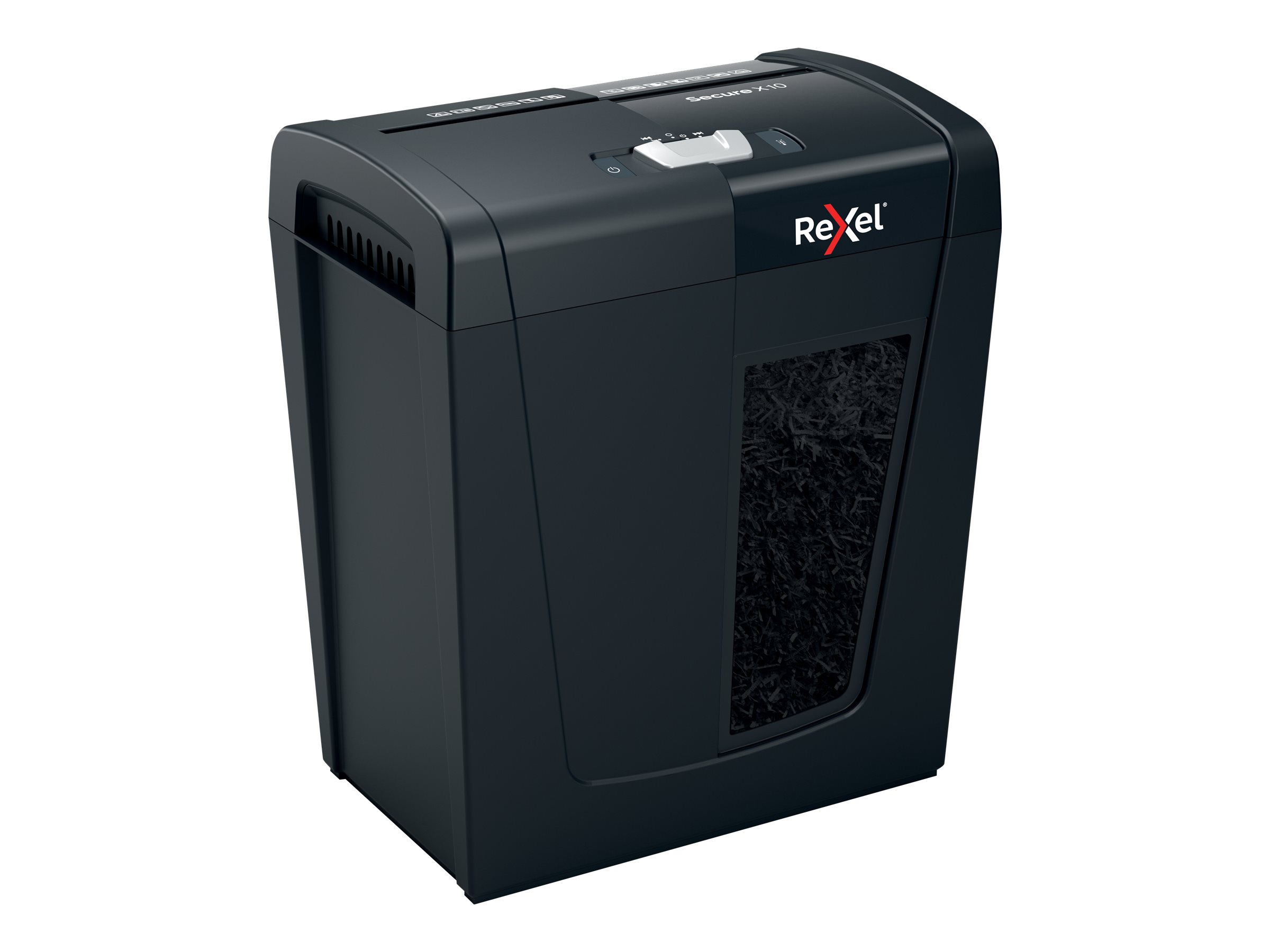 Rexel Secure X10 Aktenvernichter 10 Blatt Kreuzschnitt Schwarz