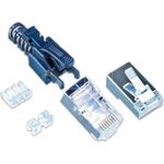 Wirewin MOD SL KAT6A STP 10 SW Drahtverbinder RJ-45 Schwarz - Transparent (MOD SL KAT6A STP 10 SW)