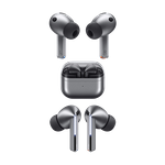 Samsung Galaxy Buds3 Pro True Wireless-Kopfhörer mit ANC Bluetooth 5.4 IP57 Silber (SM-R630NZAAEUB) (geöffnet)
