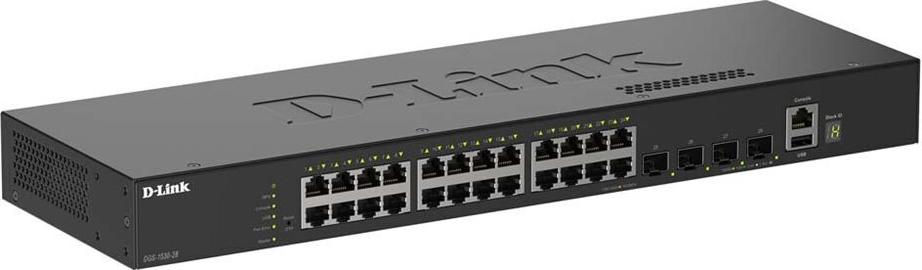 D-Link DGS-1530-28/E 28-Port Smart Managed Gigabit Switch 4x 10G SFP+