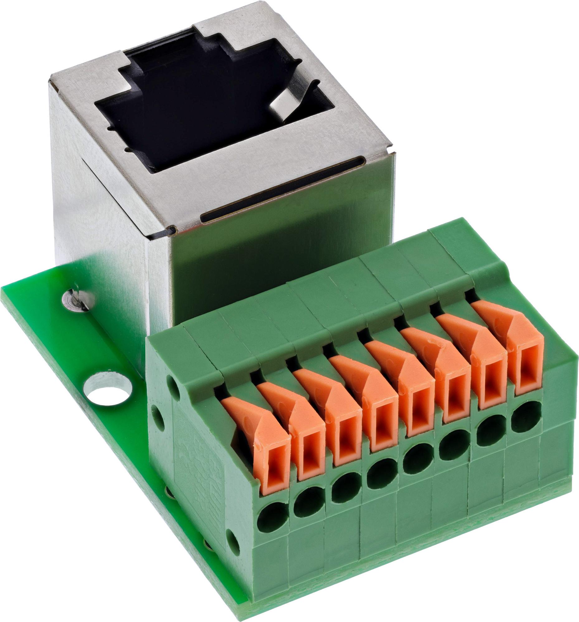 InLine RJ45 Buchse an Push-In-Klemme (92505G)