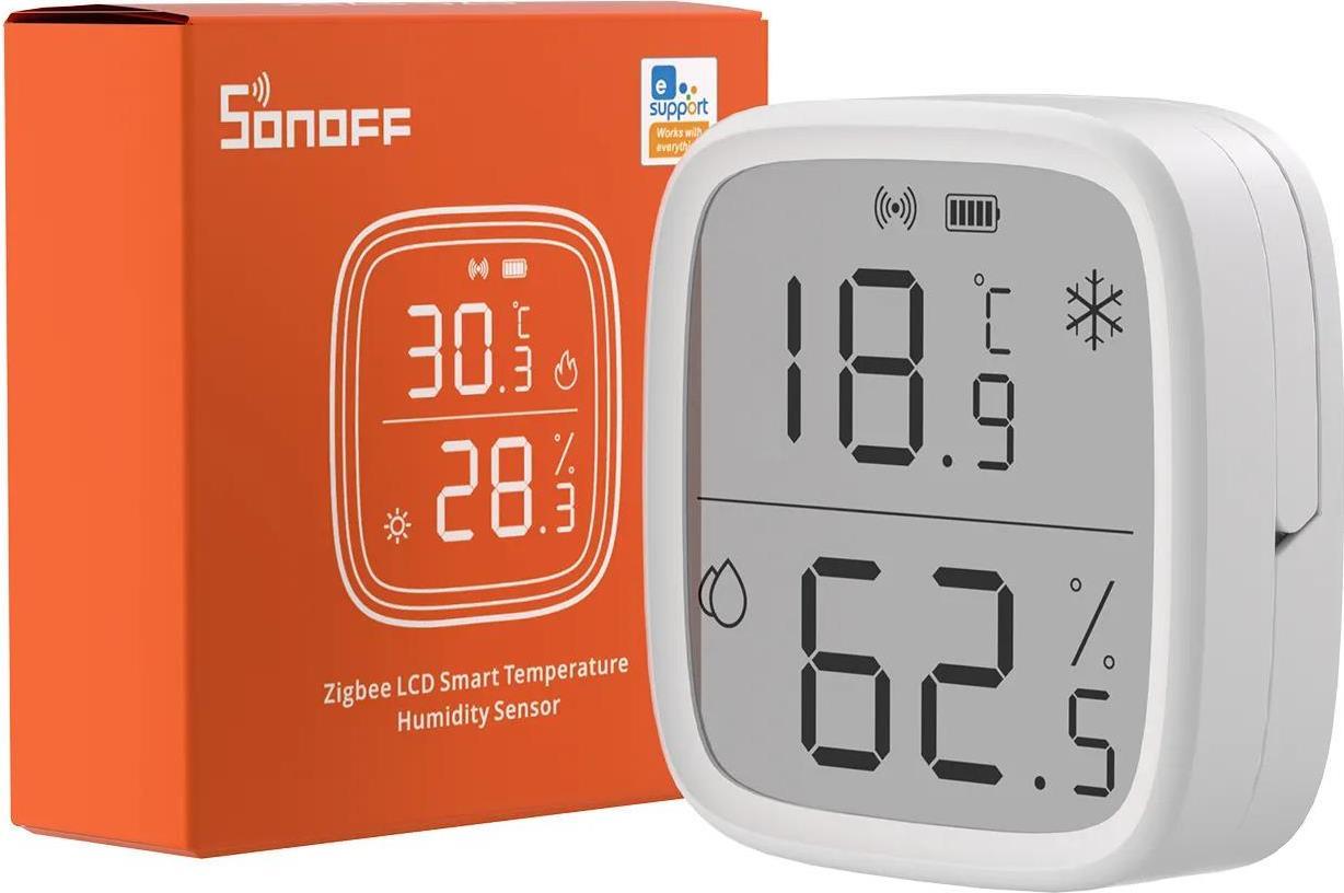 Sonoff SNZB-02D Zigbee 3.0 Temperatur- und Feuchtigkeitssensor mit LCD-Bildschirm (SNZB-02D)