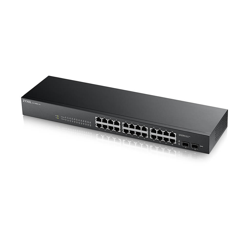 Zyxel GS1900-24 Managed Switch 24 Ports Gigabit Ethernet Schwarz