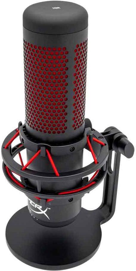 HyperX QuadCast USB Gaming-Mikrofon Rot & Schwarz
