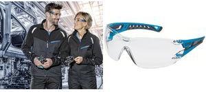 uvex pheos nxt 9128265 Schutzbrille inkl. UV-Schutz Blau, Anthrazit EN 166:2001, EN 170:2002 (9128265)