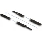 Delock Klett-Kabelbinder L 300 x B 12 mm schwarz 10 Stück (19075)
