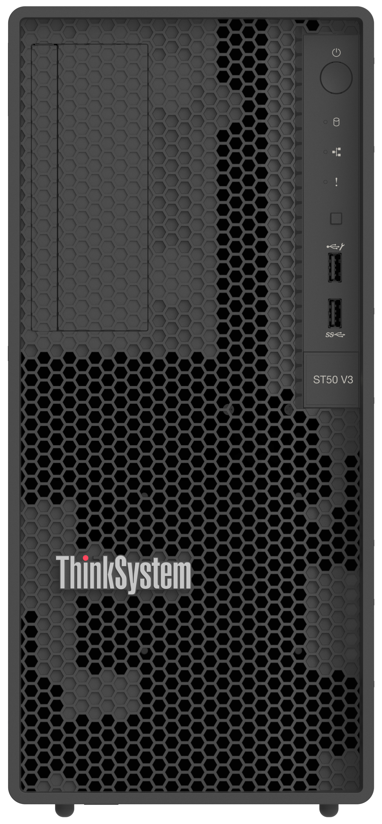 Lenovo ThinkSystem ST50 V3 Tower Server, Intel Xeon 6315P 2,8 GHz, 16 GB RAM, 960 GB SSD, Schwarz
