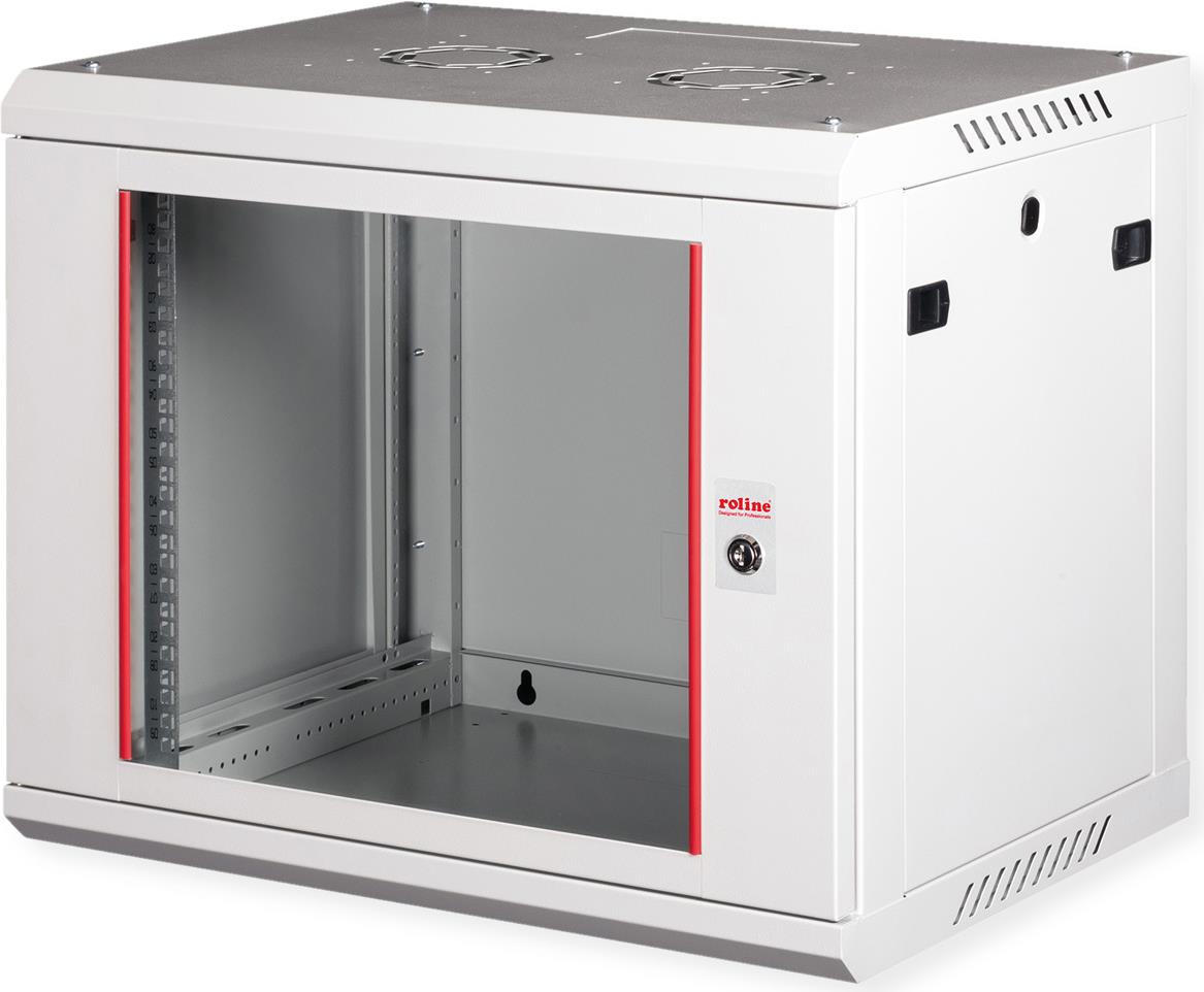 ROLINE 19 Zoll Wandgehäuse Basic Plus 600x450 BxT grau - Wandgehäuse (26.21.0124)
