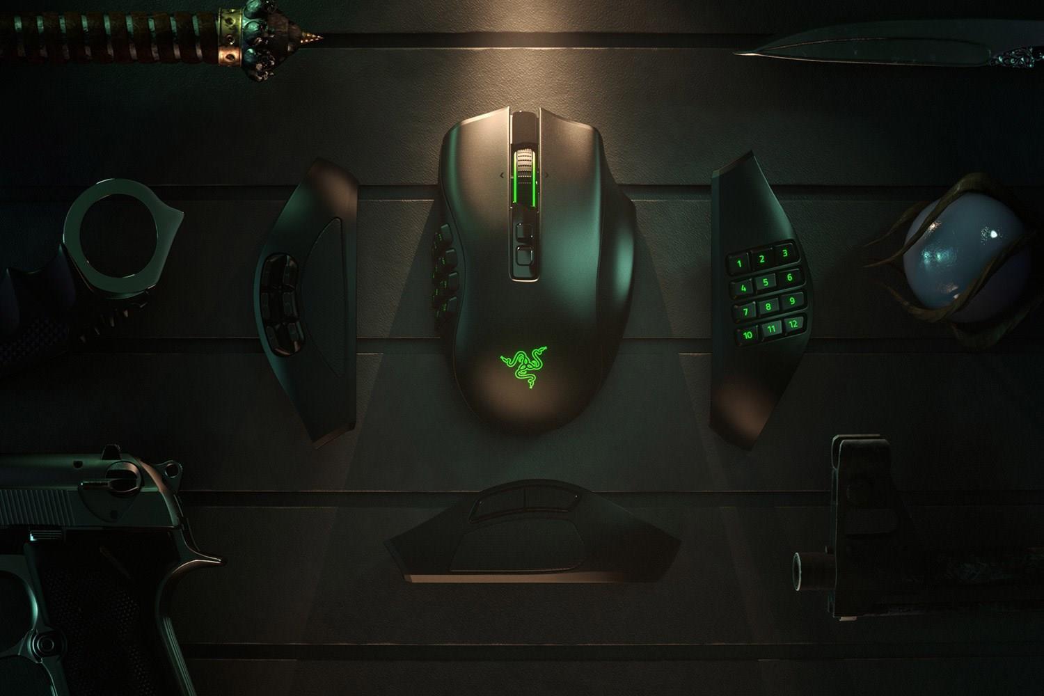 Razer Naga Pro Maus RF Wireless Optisch 20000 DPI rechts RZ01 