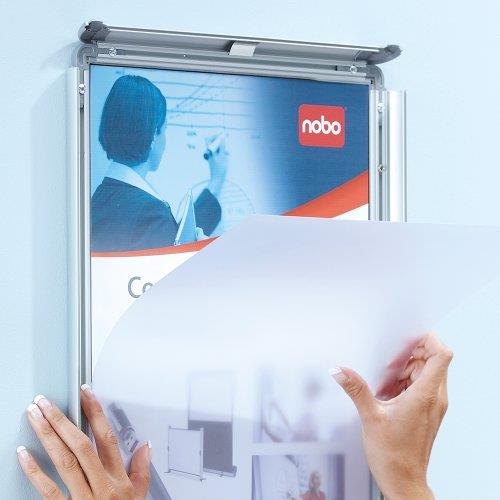 Nobo Plakatrahmen A3 25 mm Silber