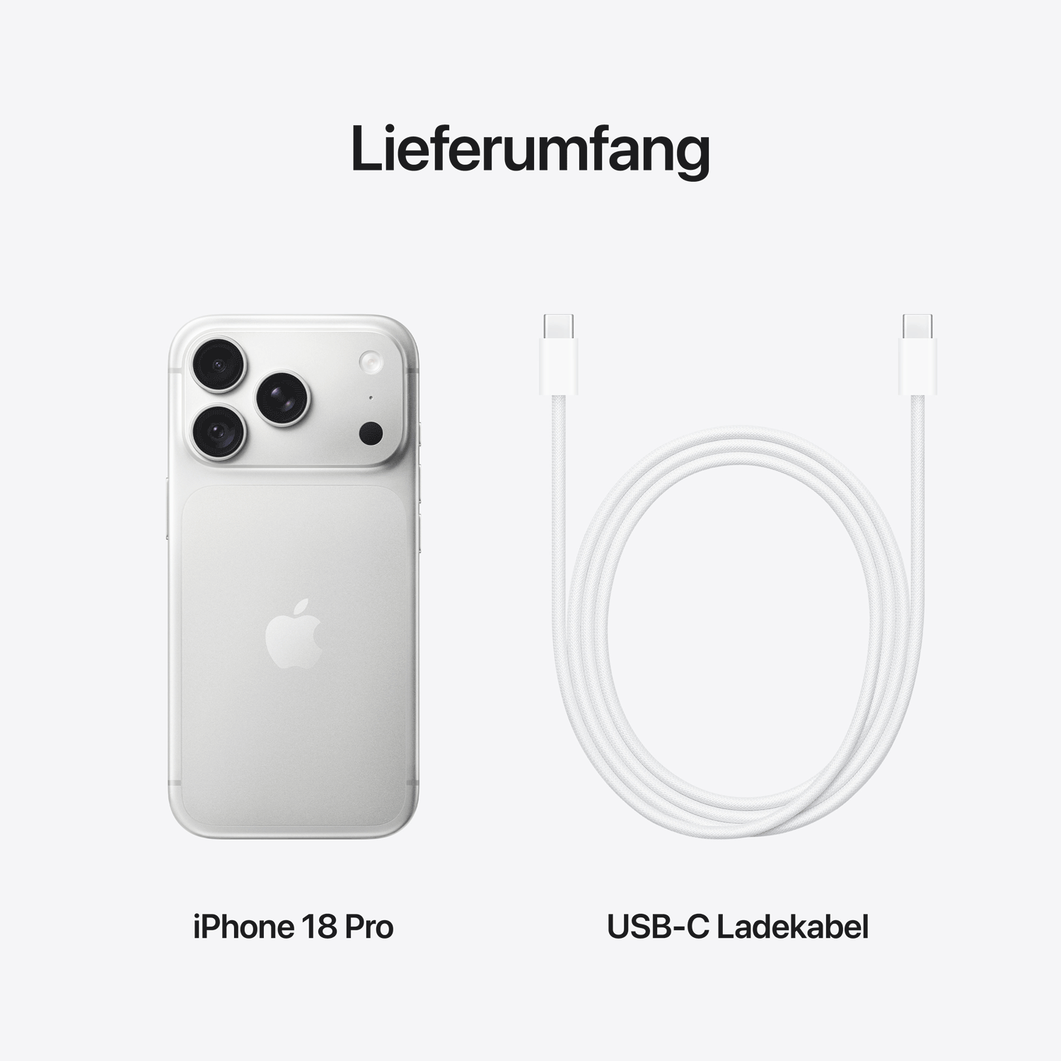 Apple iPhone 18 Pro 1 TB Silber