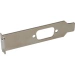 InLine® Slotblech, mit 9-pol Sub D Aussparung, Low Profile, bulk (33208D)