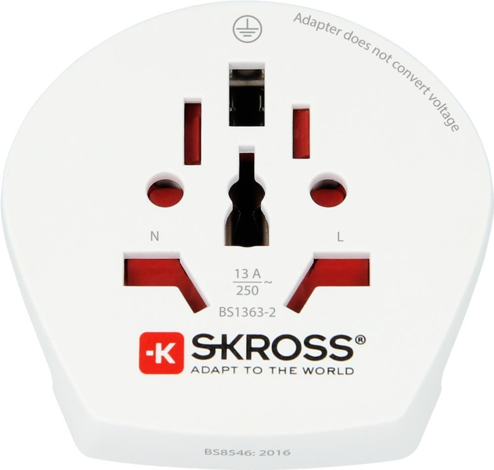 SKROSS Reisestecker World to Europe (Bulk Ware) Weiß (00186723)