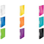 LEITZ Ringbuch WOW, DIN A4, PP, weiß-metallic, 2 Ringe 2 Ring-Reißmechanik, Rückenbreite: 32 mm, Ringdurchmesser: - 1 Stück (4257-00-01)