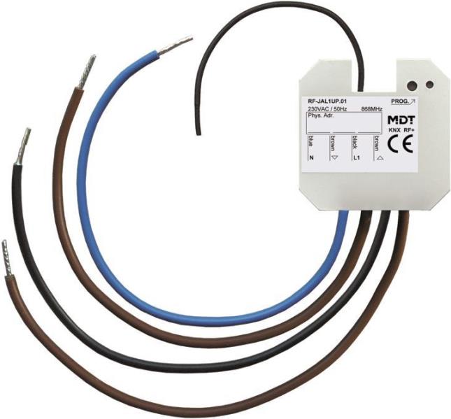 MDT RF-JAL1UP.01 KNX RF+ Funk Jalousieaktor 1-fa, UP, 6A (RF-JAL1UP.01)