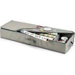 Zeller Geschenkpapier-Organizer grau/weiß 90,0 x 30,0 x 12,0 cm (14665)