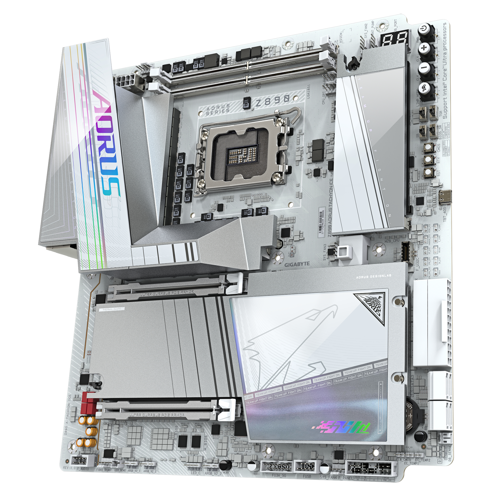AORUS Z890 TACHYON ICE Mainboard E-ATX LGA1851 Intel Z890 Weiß