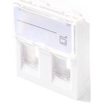 Lanview EURO OUTLET 45x45 - 2-PORT (LKS830)