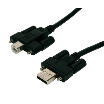 EXSYS EX-K1552V USB-Kabel 2 m USB A USB B Schwarz