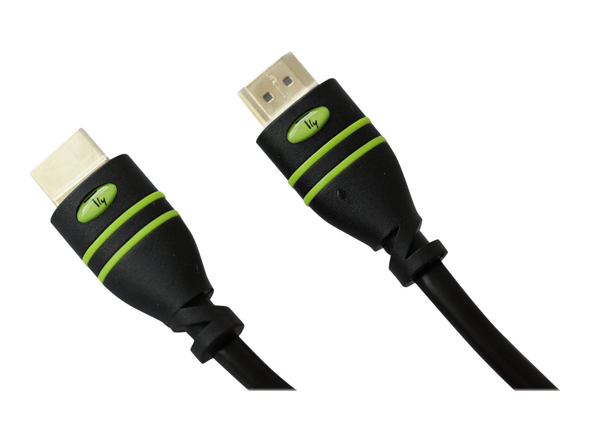 TECHly HDMI-Kabel mit Ethernet 0,5 m Schwarz