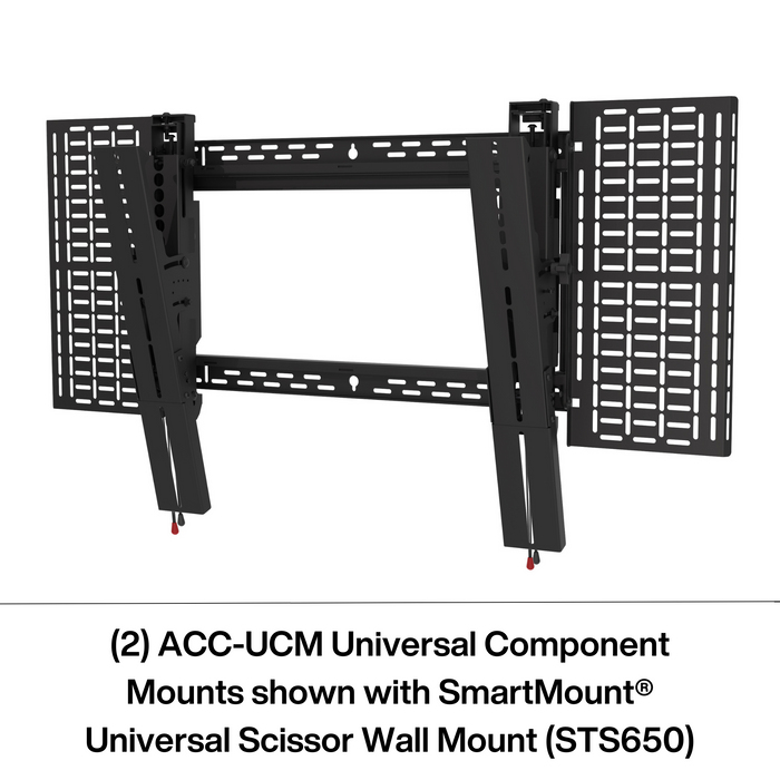 Peerless-AV ACC-UCM2 Montagekomponente Wandplatte Schwarz