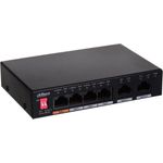 Dahua Technology PFS3006-4ET-60 Netzwerk-Switch Unmanaged Fast Ethernet (10/100) Power over Ethernet (PoE) Schwarz (PFS3006-4ET-60)