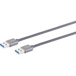 S/CONN maximum connectivity USB A-A Kabel--USB-A Verbindungskabel, 3.2 Gen 2, Pro, 0,5m (13-37010)