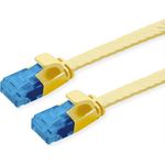 VALUE Patchkabel Kat.6A (Class EA) UTP, extra-flach, gelb, 1,5 m (21.99.2034)