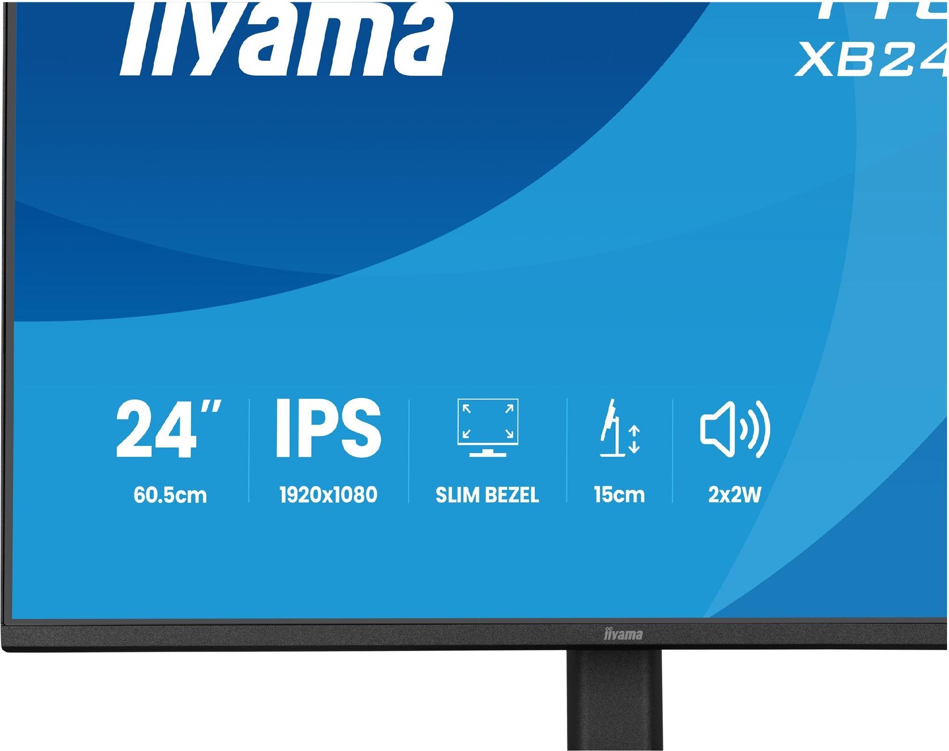 Iiyama ProLite XB2491HS-B1 23,8" IPS 1920 x 1080 120 Hz Schwarz
