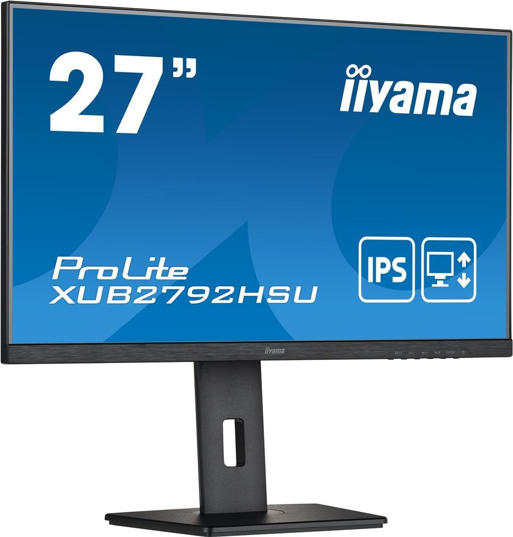 iiyama ProLite XUB2792HSU-B5 LED display 68,6 cm (27" ) 1920 x 1080 Pixel Full HD Schwarz (XUB2792HSU-B5)