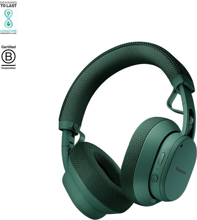 Fairphone FAIRBUDS XL Bluetooth 5.1 ANC Over-Ear Kopfhörer 30 h Forest Green