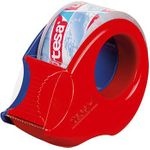tesa Mini Abroller, inkl. 1 Klebefilm tesa Film 19 mm x 10 m kristall-klar, Handabroller mit praktischen Griffmulden (57858-00000-00)