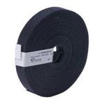 Patchsee Klettband Eco-Scratch, Breite 19 mm, Länge 10,0 m, schwarz Preisgünstiges Klettband auf der Rolle zum schonenden Befestigen von Kabeln (ECO-DB-10)