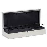 Anker RJ12-Kabel, 1m Kabel Geldkassette, schwarz, 1 Meter, RJ12, Epson Drucker kompatibel, abgewinkelt (16102.001-1001)