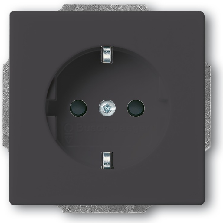 Busch-Jaeger 2013-0-5265. Buchsen-Typ: CEE 7/3, Anzahl der Pole: 2P+E. Produktfarbe: Schwarz. Eingangsspannung: 250 V, Stromstärke (maximal): 16 A. Breite: 71 mm, Tiefe: 41 mm, Höhe: 71 mm (2013-0-5265)