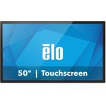 Elo 5054L, Infrarot, 4K, USB-C, Ethernet, Kit (USB), schwarz Touchmonitor, 126 cm (50''), Infrarot, Multi Touch, Auflösung: 3840x2160 Pixel, Reaktionszeit: 9.5ms, Helligkeit 450cd, Blickwinkel 178/178°(H/V), Kontrast: 4000:1, Clear Glass, Anschluß: USB-C, Ethernet, Display-Port, HDMI, inkl.: Kabel (USB), Netzteil, Netzkabel (EU, UK, US), QSG, Farbe: schwarz (E103937)
