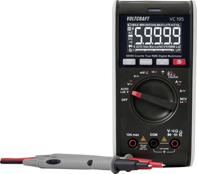 Voltcraft VC195 Hand-Multimeter digital CAT III 600 V Anzeige Counts 60000 (VC-17059815)