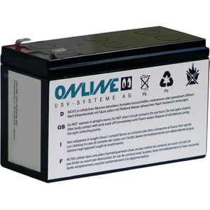 ONLINE USV Ersatzbatterie für XANTO S 10000 3/1 - Schwarz - Modell ab 2012 (B...