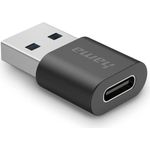 Hama USB-Adapter USB-A-Stecker - USB-C-Buchse USB 3.2 Gen2 10 Gbit/s (00200357)