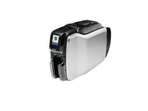 Zebra ZC300 Kartendrucker Beidseitig 300 dpi USB LAN LCD Schwarz/Silber