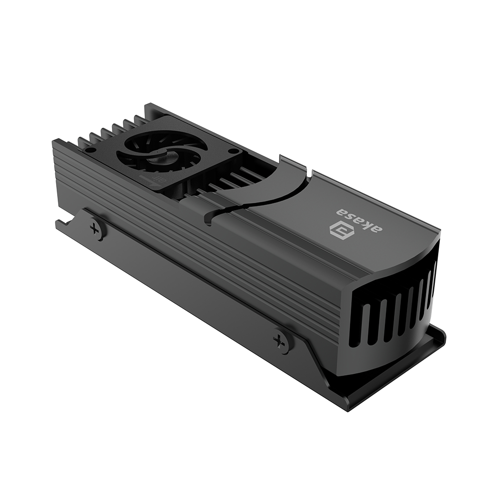 Akasa Gecko Pro LX M.2 NVMe PCIe 5.0 SSD-Kühler Schwarz