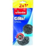 VILEDA Stahl-Topfreiniger Glitzi Spiral INOX 2+1 (160561)