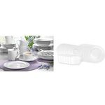 Esmeyer Kaffeeservice HEIKE, 18-teilig aus Porzellan, spülmaschinengeeignet, Set bestehend aus: - 1 Stück (433-331)