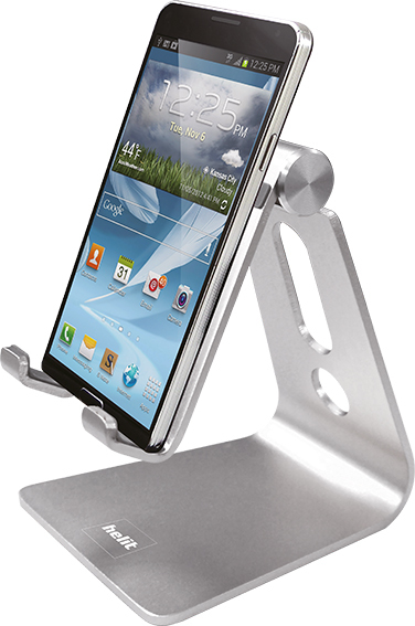 helit The lite Stand Smartphone-Ständer Aluminium Silber